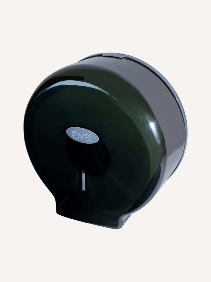 DV039 Dispensador de papel higiénico en rollo color humo capacidad de 300 metros despachadores México linea eco resistente compacto durable